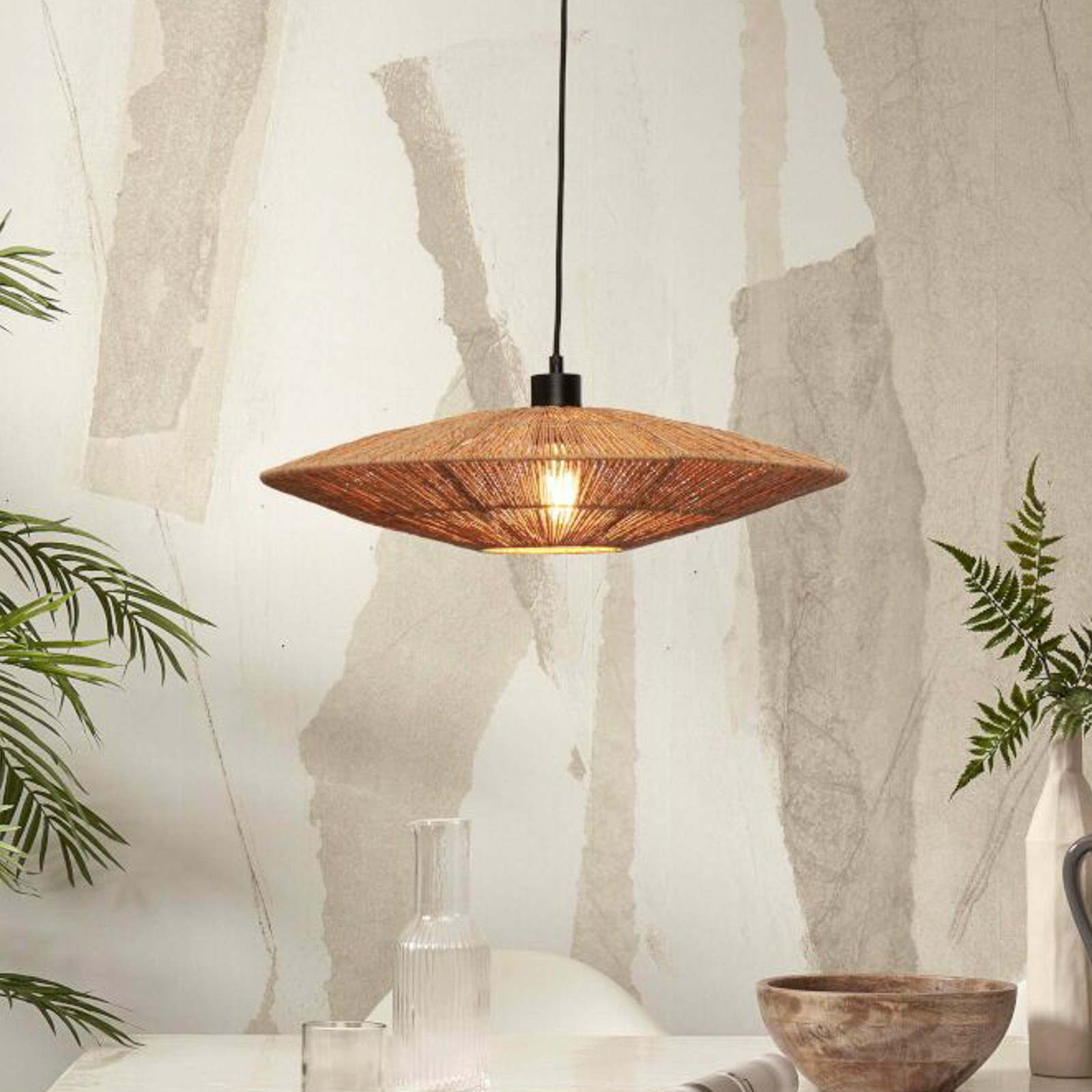 GOOD & MOJO Iguazu viseća lampa Ø 55cm natural