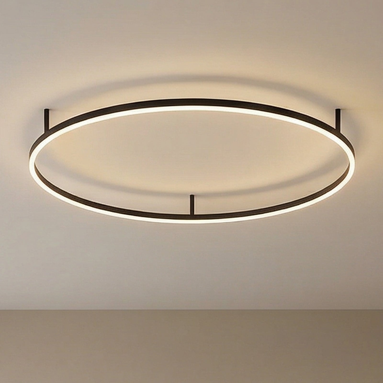 Ideal Lux LED stropna svjetiljka Oracle Slim crna 3.000K 90 cm