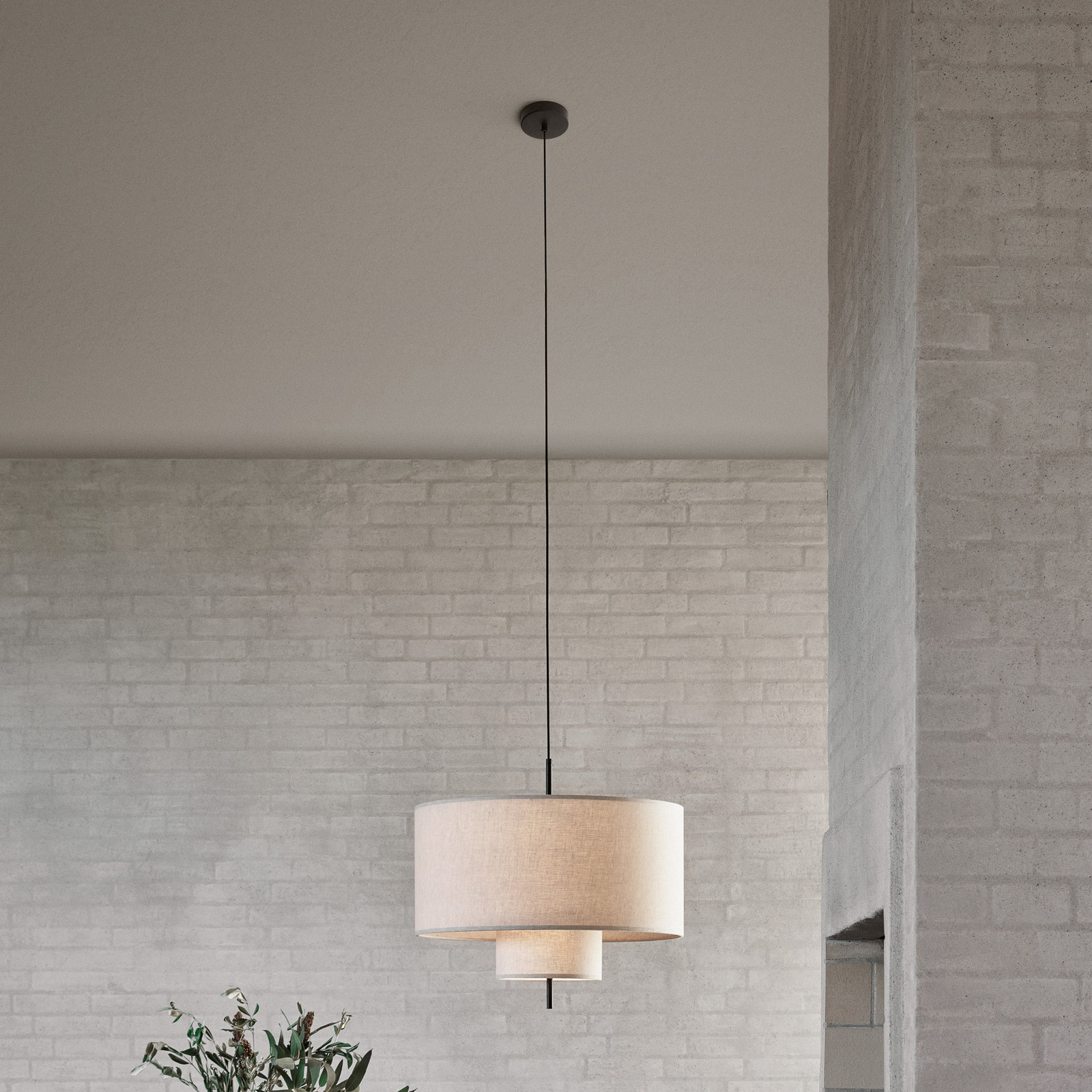 Viseća lampa New Works Margin tekstil Ø 48 cm