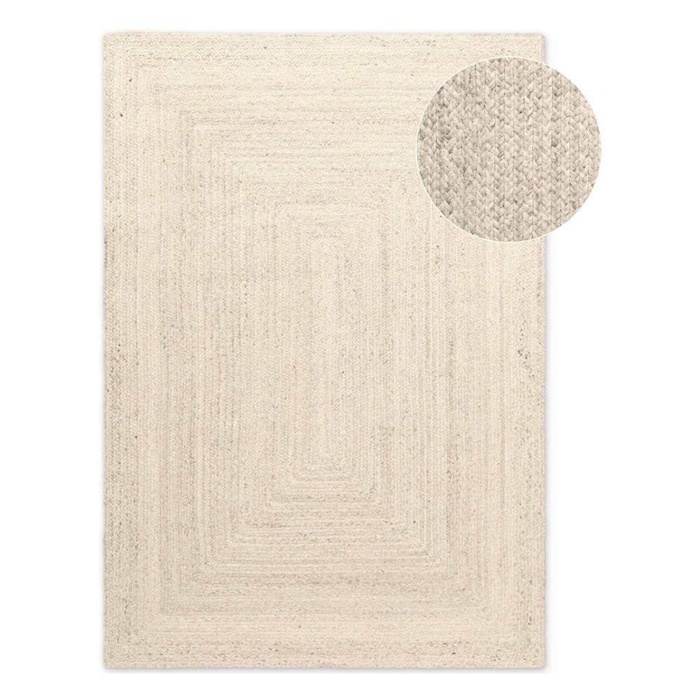 Krem obostrani/ručno rađen juten tepih 60x90 cm Juno – Hanse Home