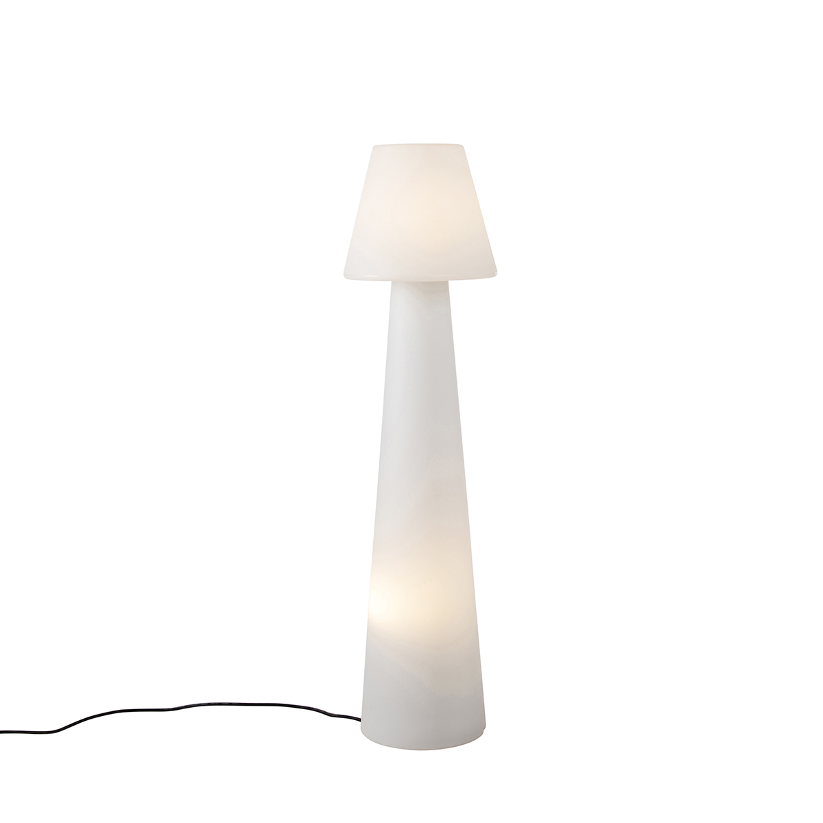Dizajnerska vanjska podna lampa bijela IP44 - Katrijn