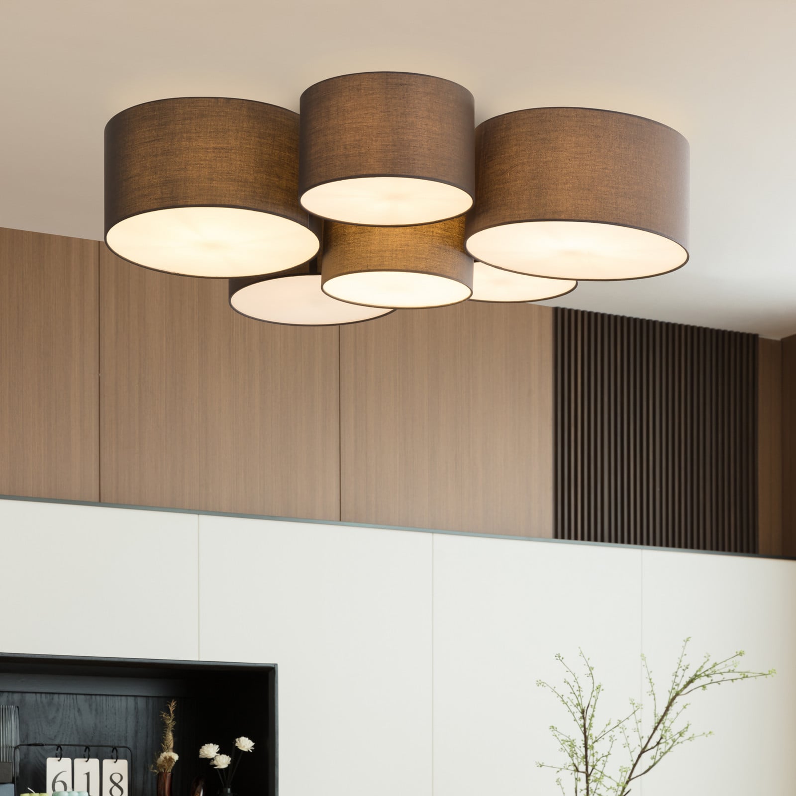 Lindby Maureka plafonjera sa šest žarulja