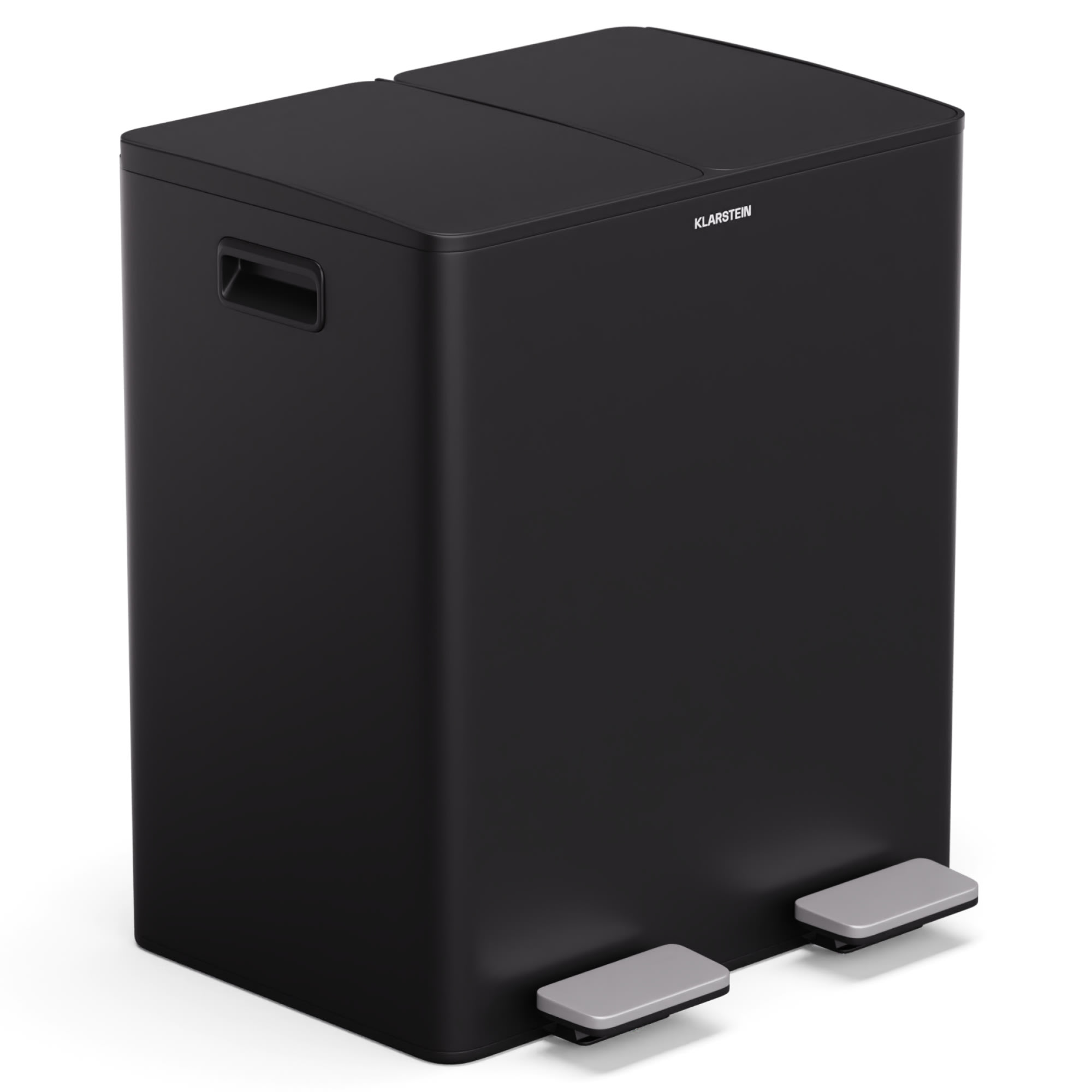 Klarstein EcoVista, kanta za smeće s komposterom, 40 l + 3 l/kanta + komposter, Soft-Close