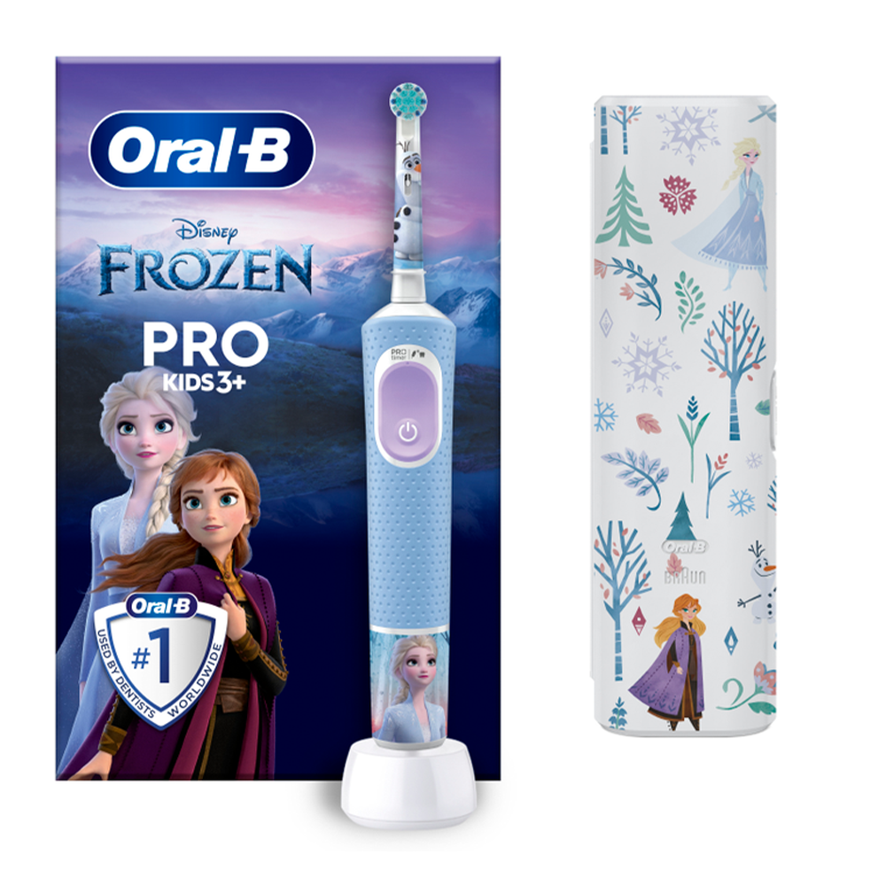 ORAL-B električna četkica za zube Pro Kids 3+ Frozen s putnom torbicom