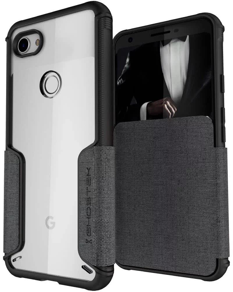 Maska Ghostek - Google Pixel 3A XL Wallet Case Exec 3 Series, Grey (GHOCAS2169)