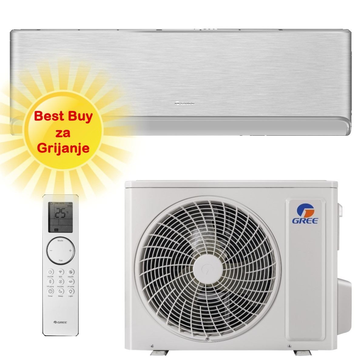 Gree Klima Uređaj 2,7Kw Gwh09Avcxb