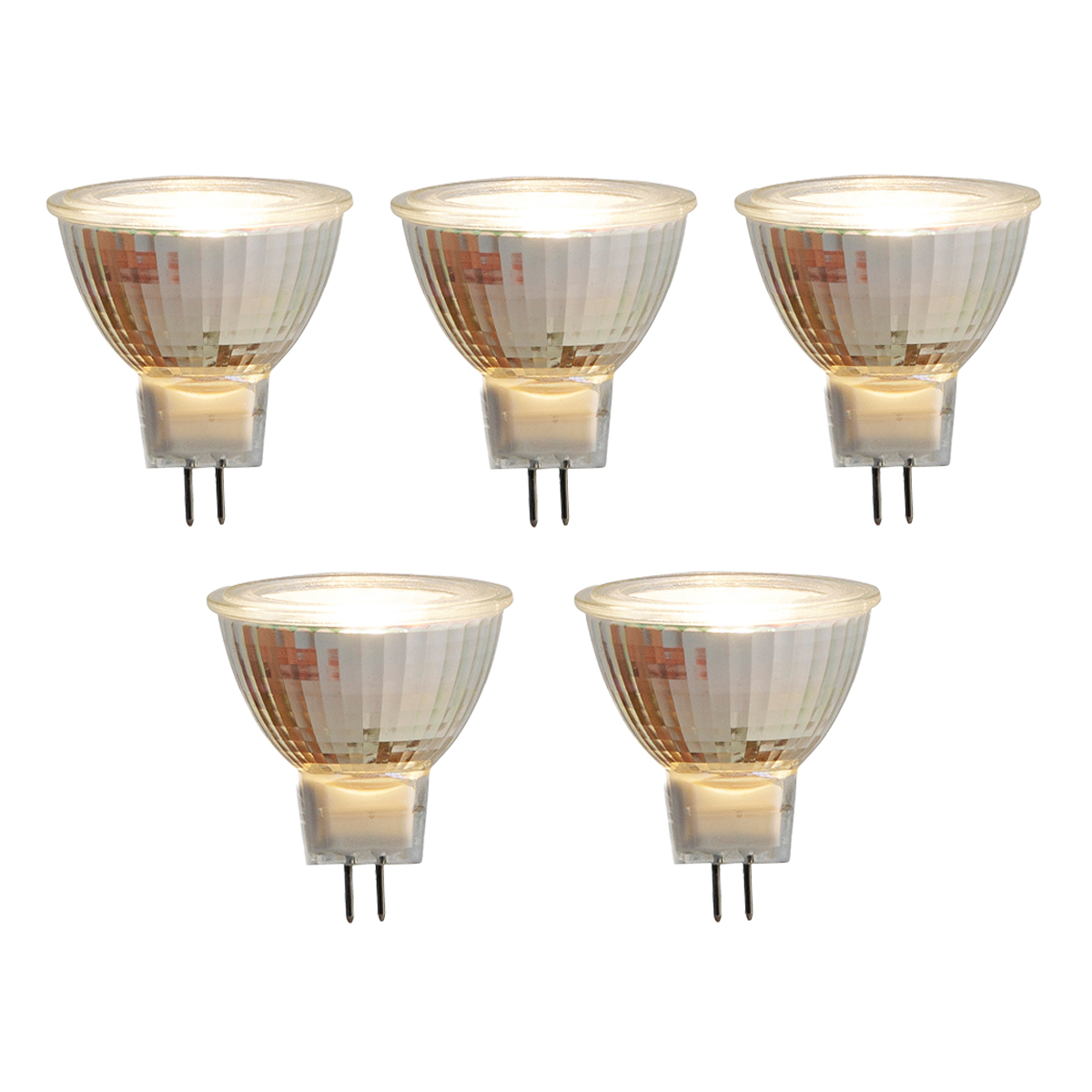 Set od 5 LED žarulja GU5.3 MR16 5W 420lm 2700K 12V