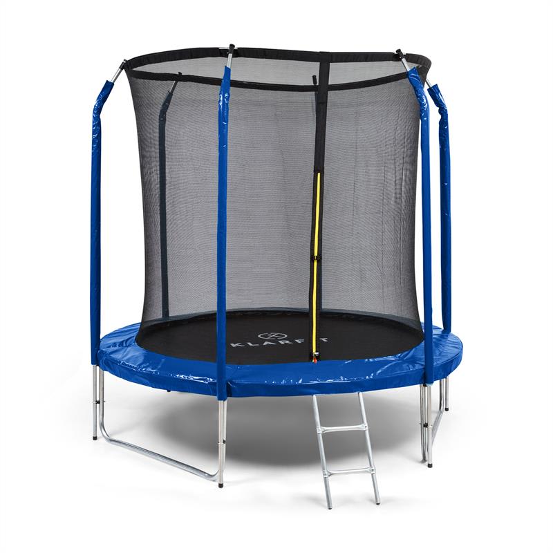KLARFIT Jumpstarter, trampolin, 2,5 m Ø, mreža, max 120 kg, površina za skakanje 195 cm Ø