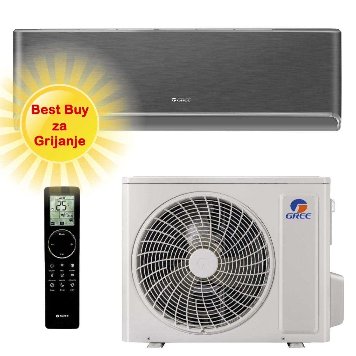 Gree Klima Uređaj 5,3Kw Gwh18Avdxe