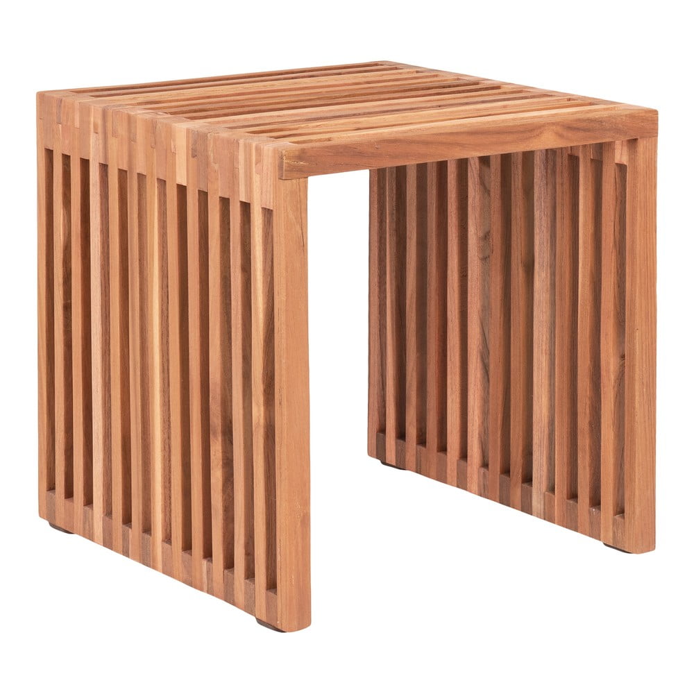 Pomoćni stol od masivne tikovine 40x40 cm Pego – House Nordic