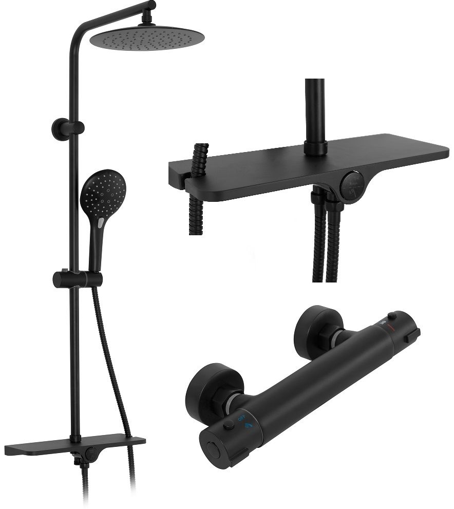 REA Mike Black Spray Kit s termostatom