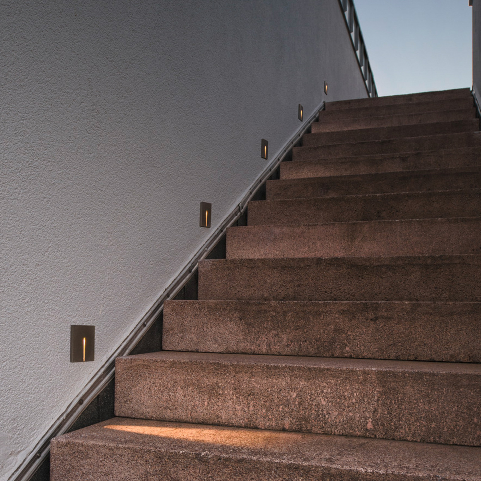 SLV Concreto LED ugradna zidna svjetiljka IP65, uska