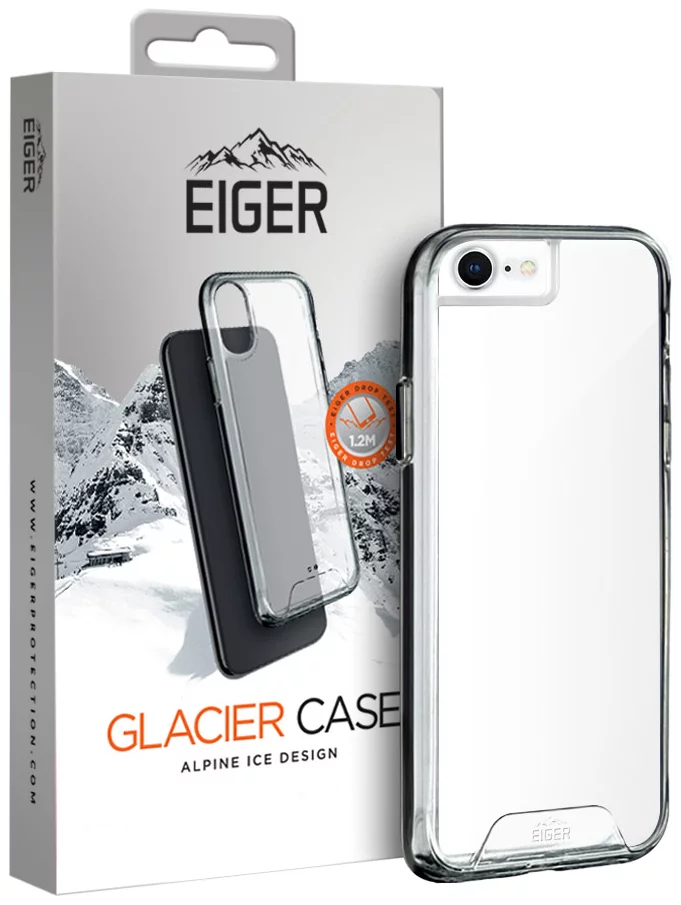 Maska Eiger Glacier Case for Apple iPhone SE (2020)/8/7/6s in Clear
