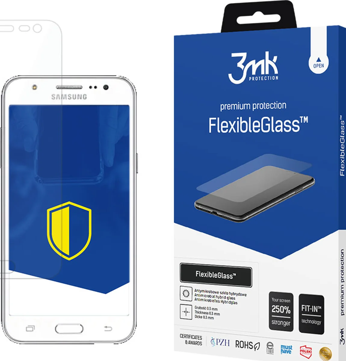 Zaštitno staklo 3MK FlexibleGlass Samsung J5 Hybrid Glass