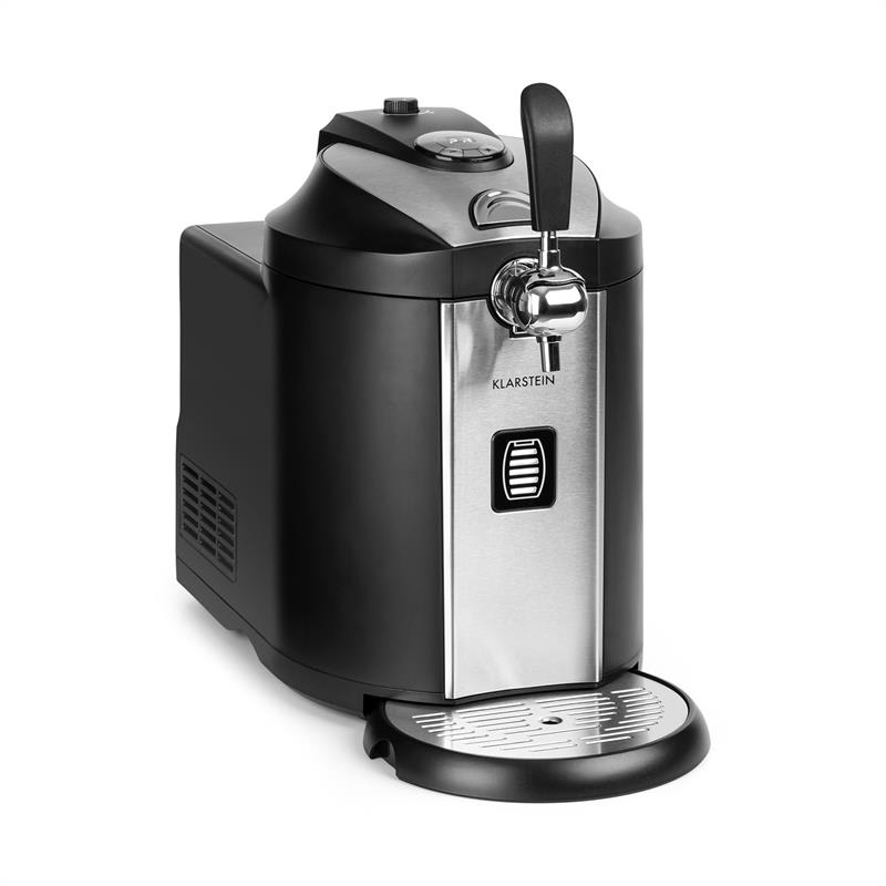 Klarstein Beerkules, aparat za točenje, 5L bačve, kompresor, 120W, crni