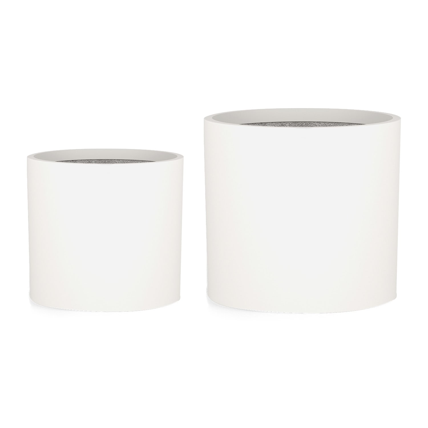 Blumfeldt Gendt, lonac za cvijeće, gornji cvjetnjak, set od 2 komada, veličine L / XL, vlaknasti kamen, interijer / eksterijer