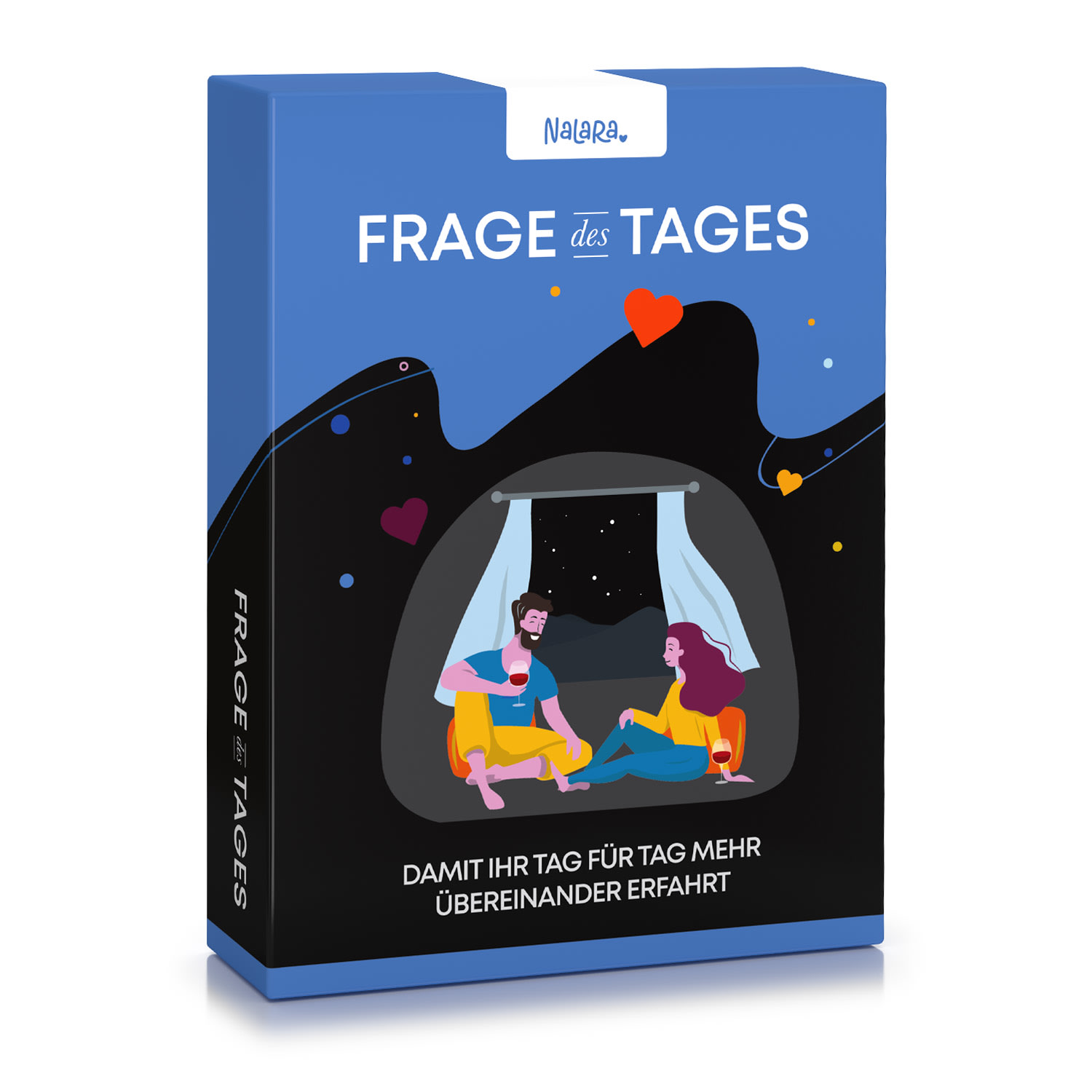 Spielehelden Frage des Tages Igra za parove Kartaška igra za parove 100 uzbudljivih pitanja