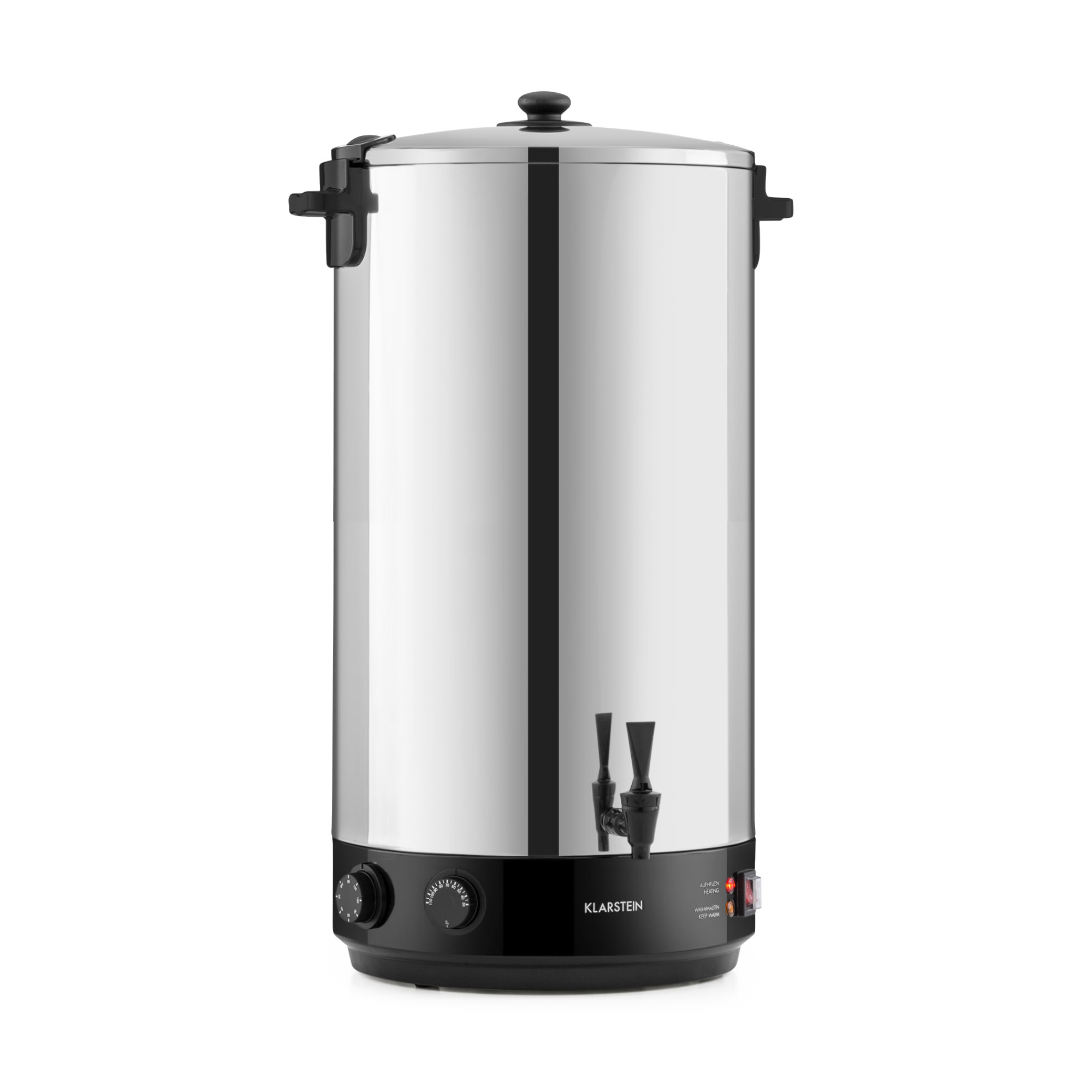 Klarstein KonfiStar 60, lonac za zakuhavanje, 2500 W, 60 L, spremnik za napitke, 110 ° C, 120 min, nehrđajući čelik