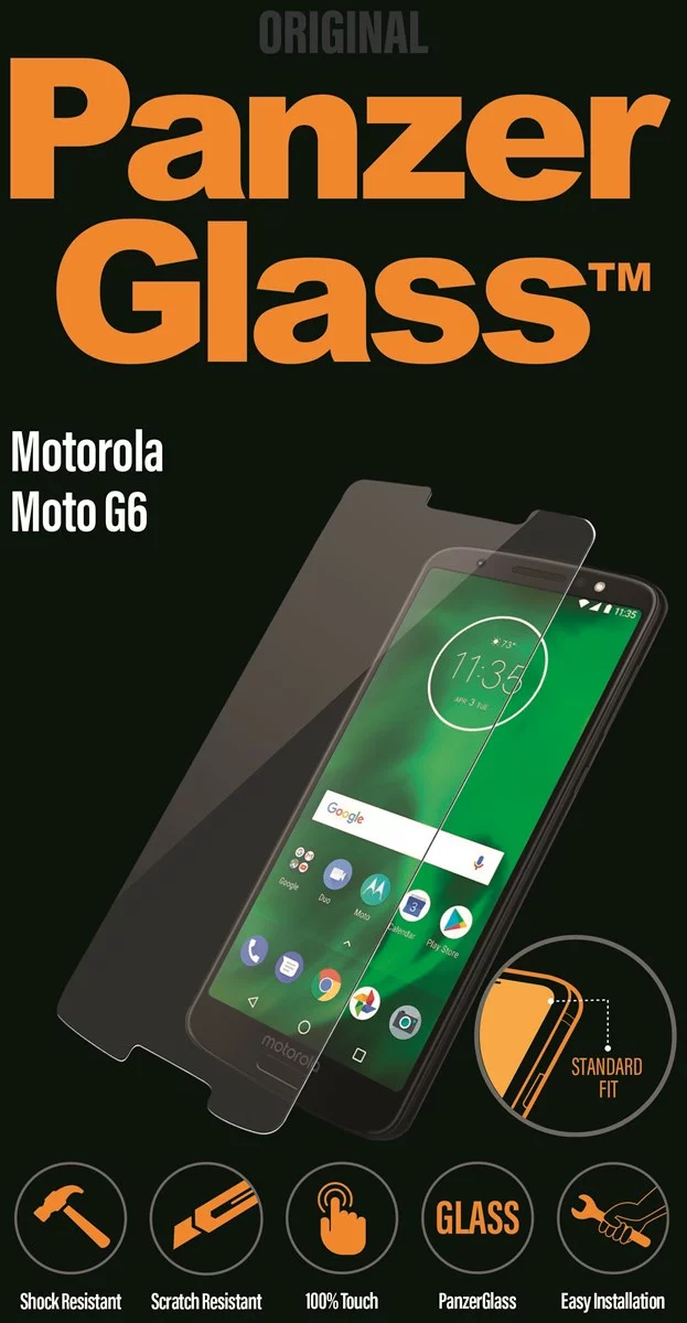 Zaštitno staklo PanzerGlass Premium pre Motorola Moto G6, 0.40 mm (6514)