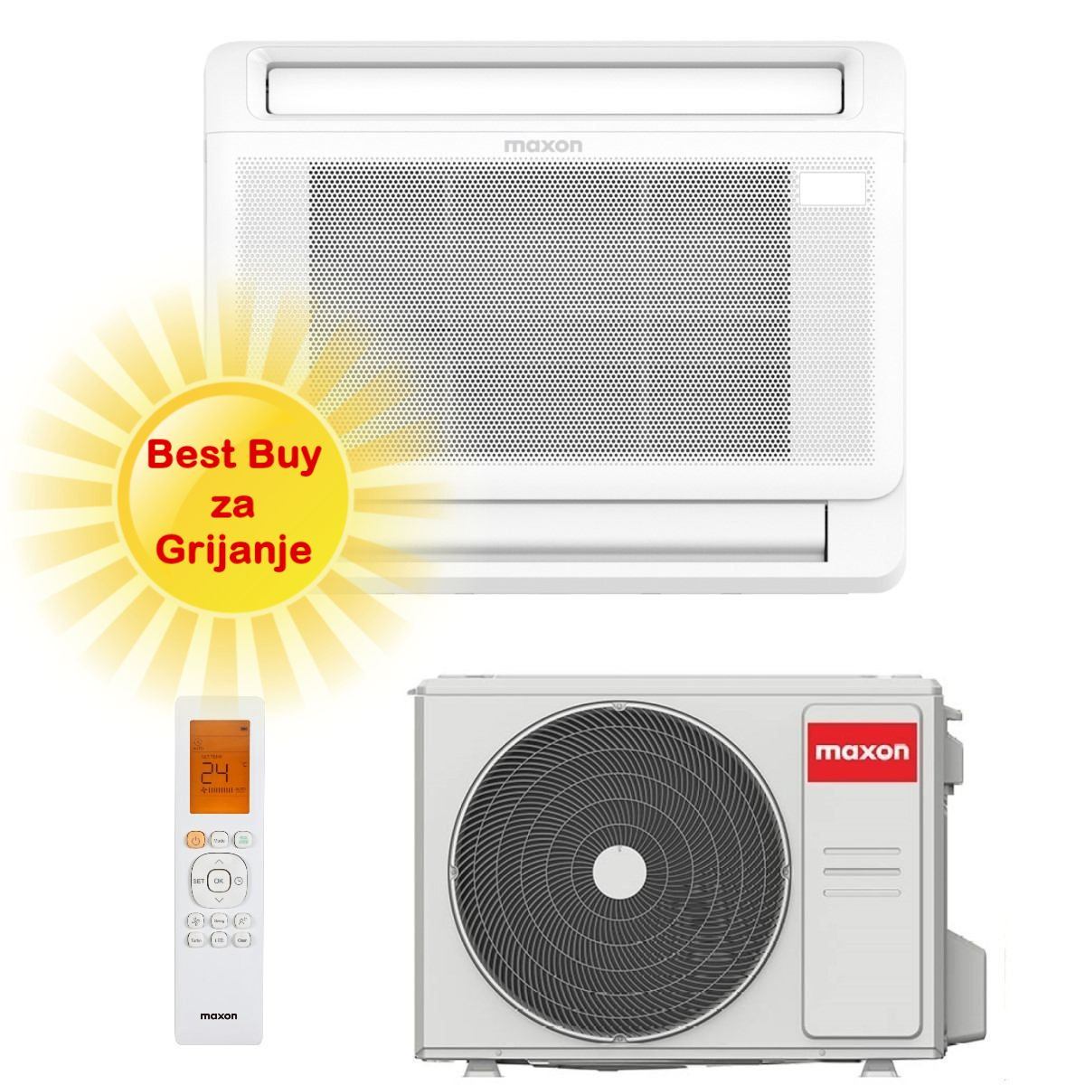 Maxon Klima Uređaj 5Kw Mxi-18Hfl013I/Mxo-1U18Hco013I
