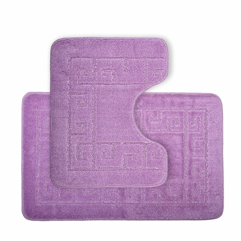 Set od 2 kupaonske prostirke Lia ljubičaste EMI