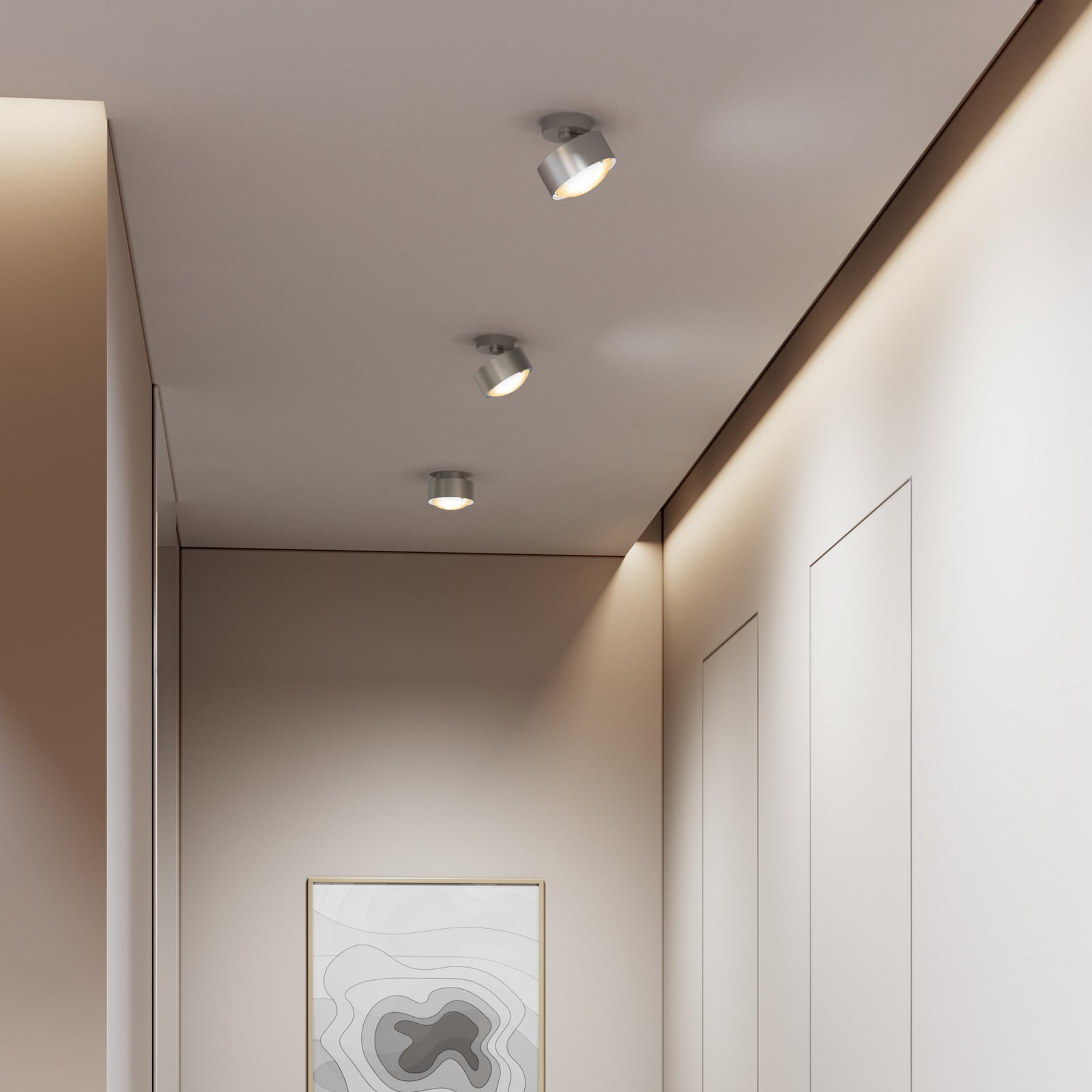 Pak! 120 Move LED spot leća mat nikal mat