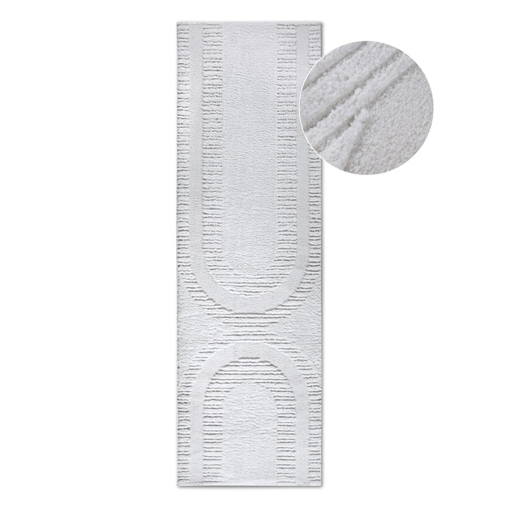 Krem staza 80x240 cm Bartoux Cream White – Elle Decoration