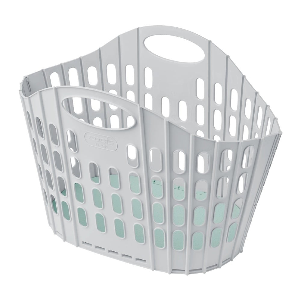 Sivozelena sklopiva košara za rublje Addis Flat Folding Laundry Basket