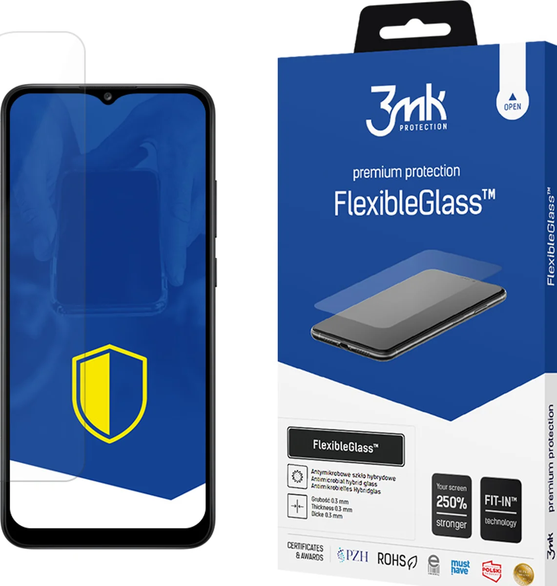 Zaštitno staklo 3MK FlexibleGlass Sam A02s Hybrid Glass (5903108343084)