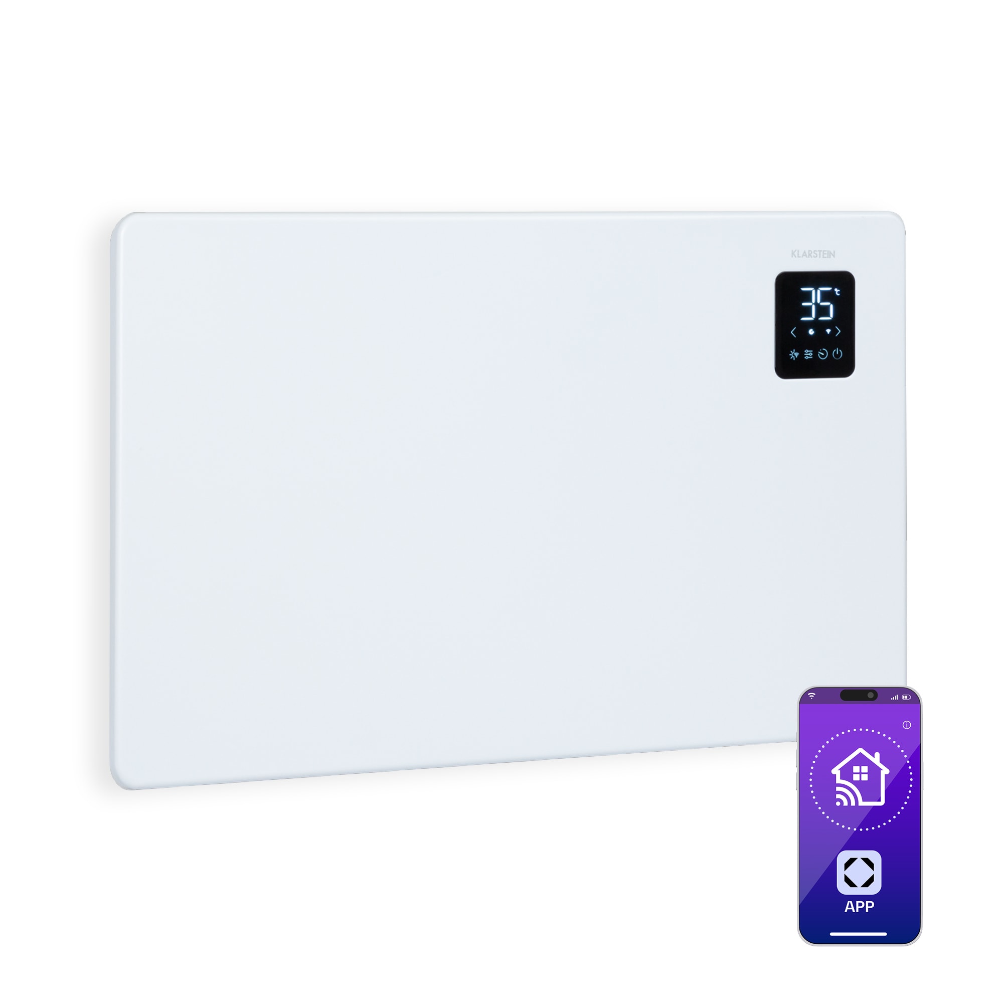 Klarstein Bansin Smart 1500, konvektor, 1500W, upravljanje putem aplikacije