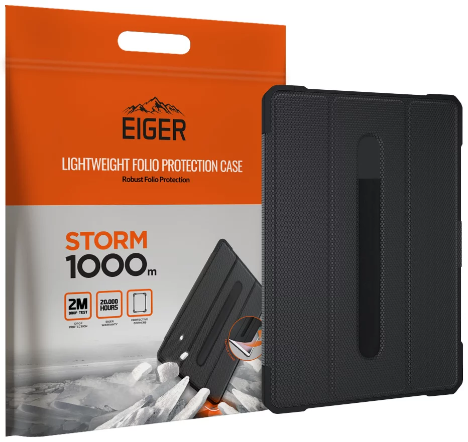 Maska Eiger Storm 1000m Case for Apple iPad 10.2 (2019) & (2020)/Pro 10.5/Air (2019) & (2020) in Black (EGSR00101)