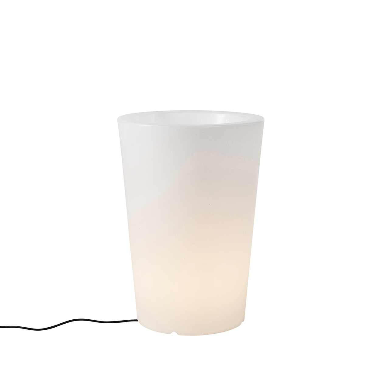 Pametna vanjska podna lampa s posudom za biljke bijela IP65 uključujući LED wifi A60 - Verano