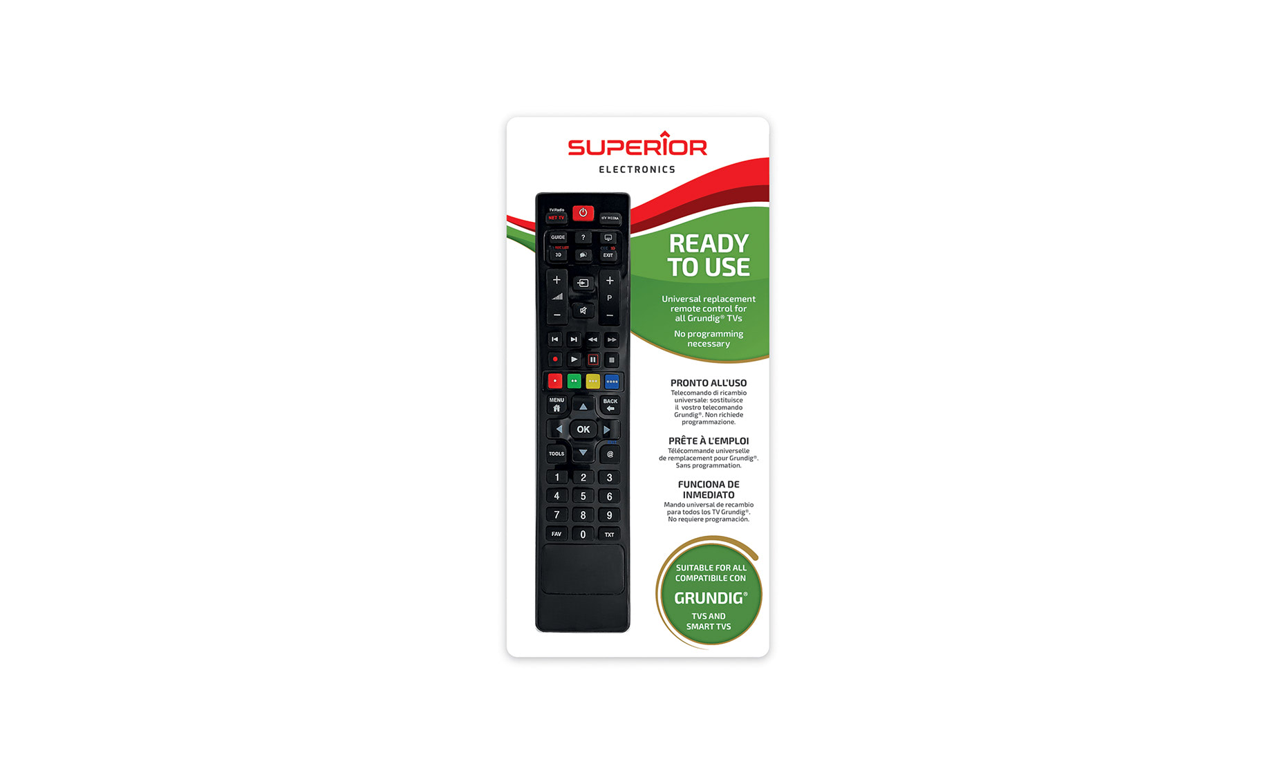 Superior univerzalni daljinski upravljač za Grundig TV