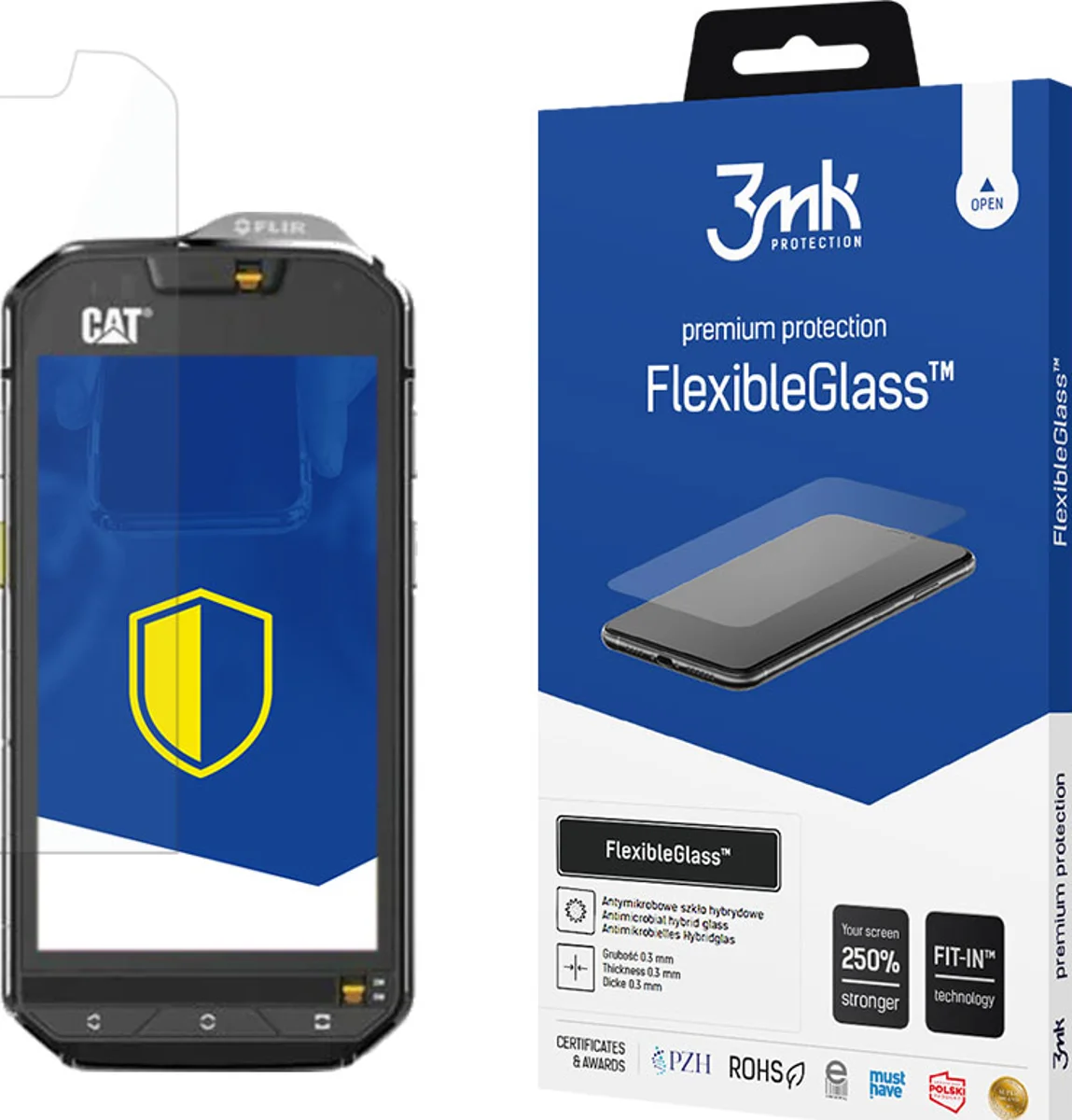 Zaštitno staklo 3MK FlexibleGlass CAT S60 Hybrid Glass (5901571184074)