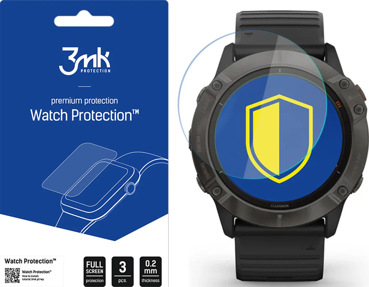 Zaštitno staklo 3MK Garmin Fenix 6X Pro - 3mk Watch Protection FG