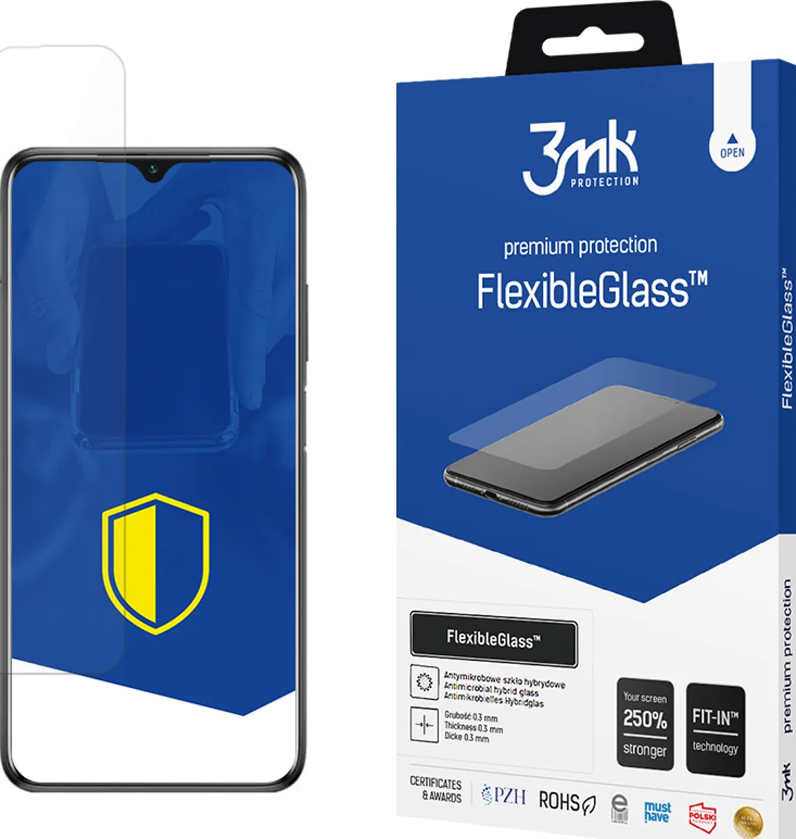 Zaštitno staklo 3MK FlexibleGlass Xiaomi Poco M3 Hybrid Glass (5903108339322)