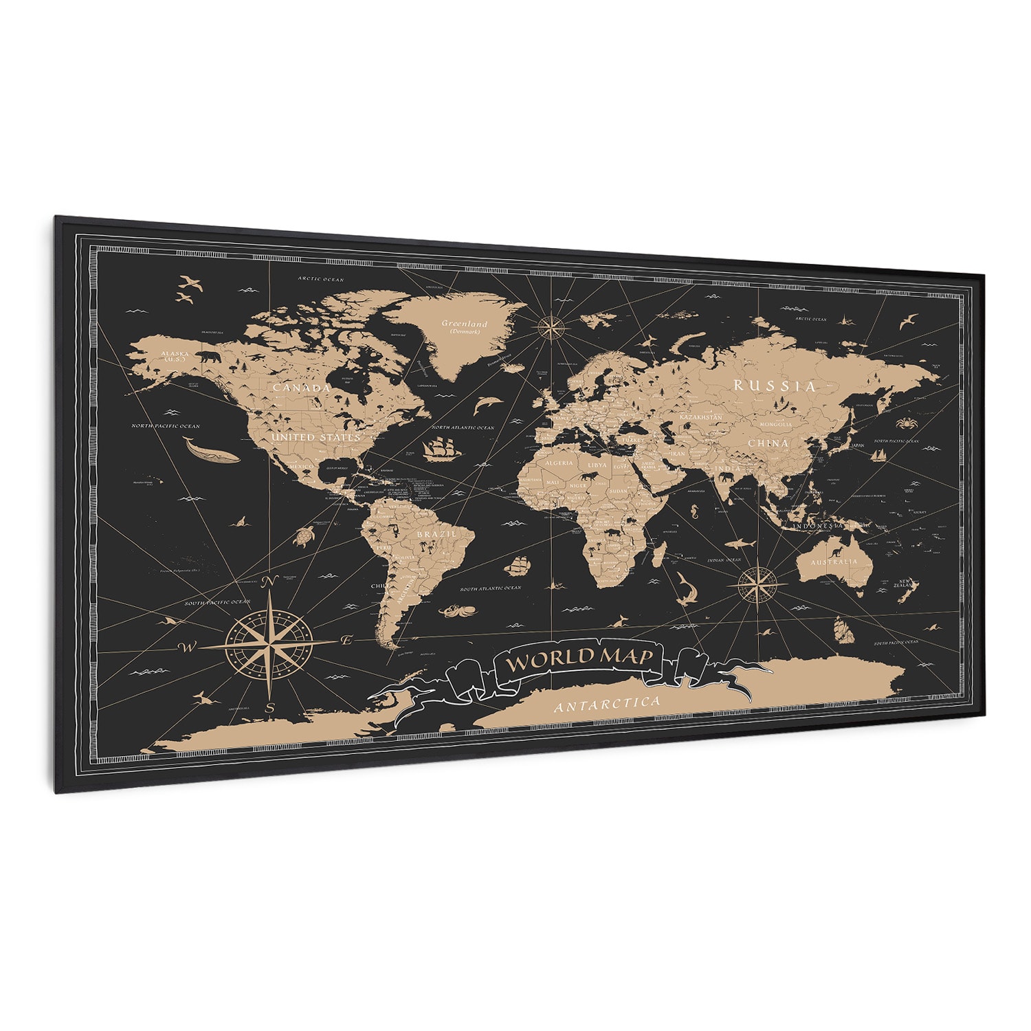 Klarstein Wonderwall Air Art Smart, infracrveni grijač, noćna karta, 120 x 60 cm, 700 W