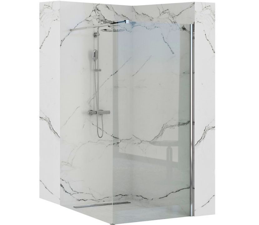 Tuš stjena Rea Aero N 80 Prozirno