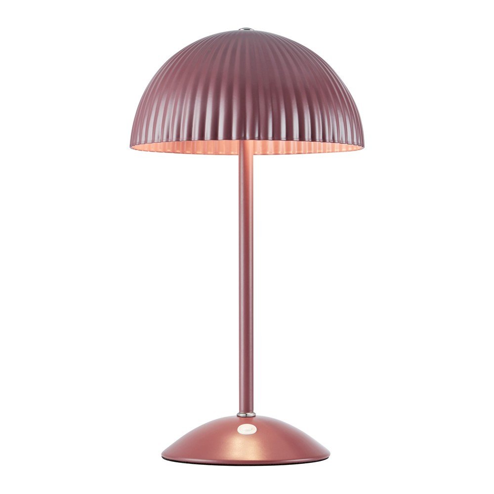 Crvena metalna stolna lampa s metalnim sjenilom (visina 33,5 cm) Zin – Markslöjd