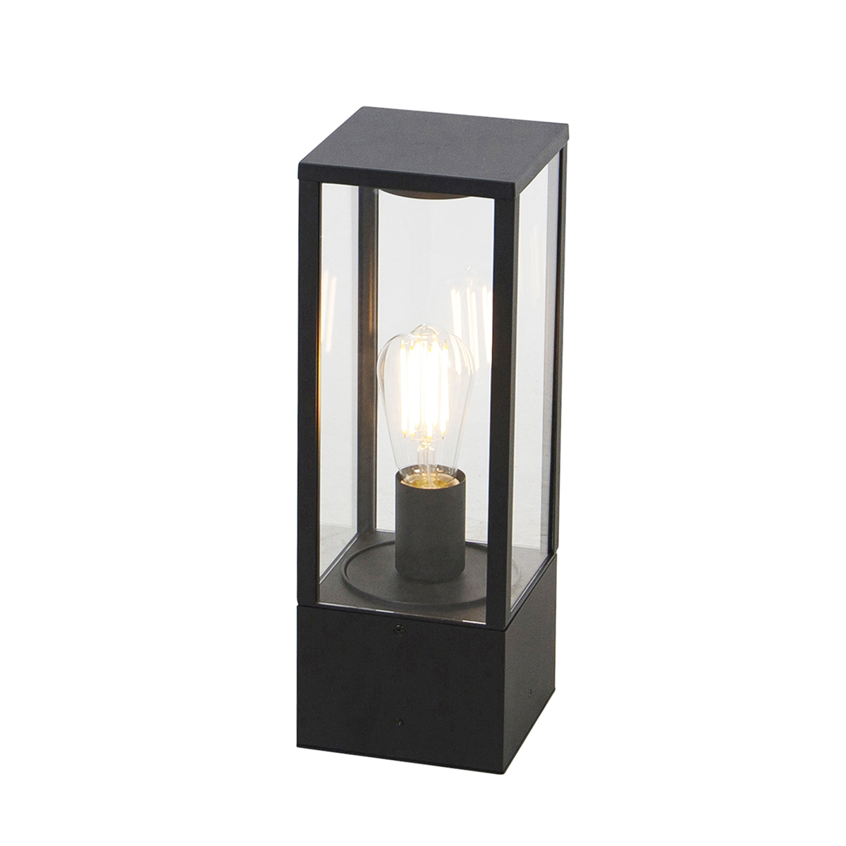 Pametna vanjska stojeća lampa crna 40 cm uključujući Wifi ST64 - Charlois