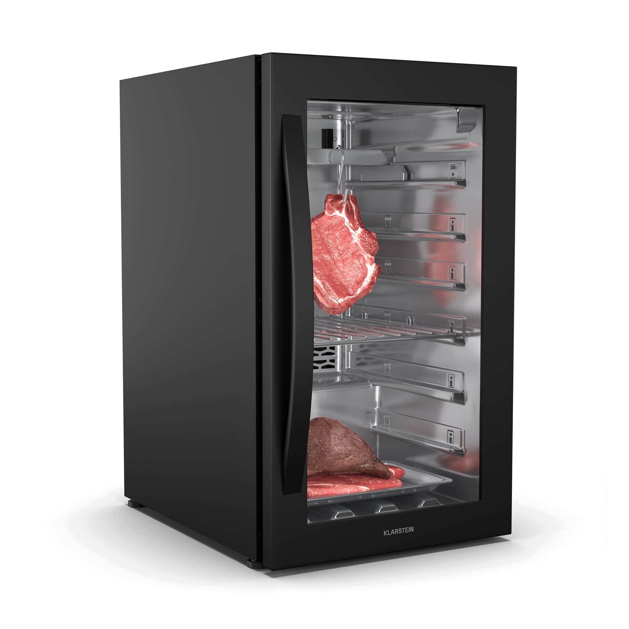 Klarstein Steakhouse ormar za dozrijevanje mesa, 88 L, antibakterijski, LED, upravljanje dodirom, kontrola vlage