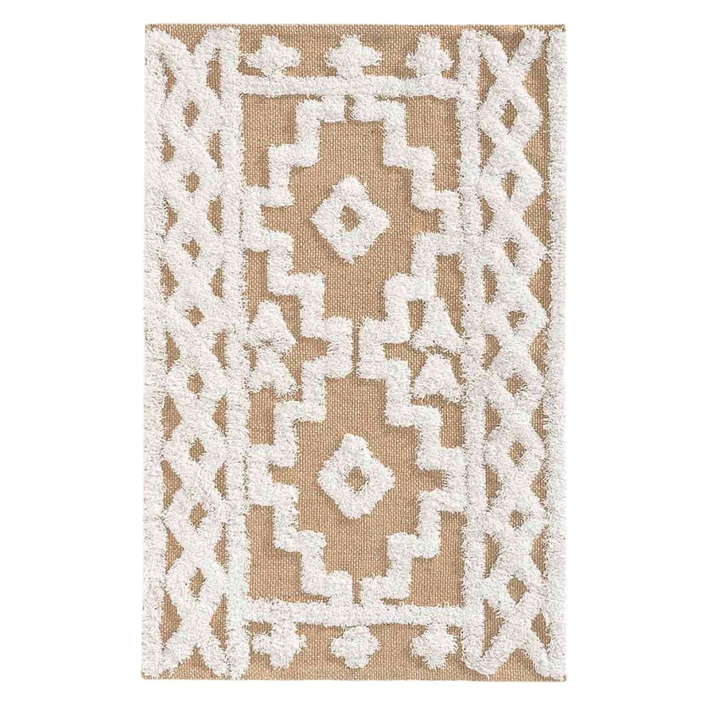 Bež tepih od mješavine jute 60x90 cm Medine – douceur d'intérieur