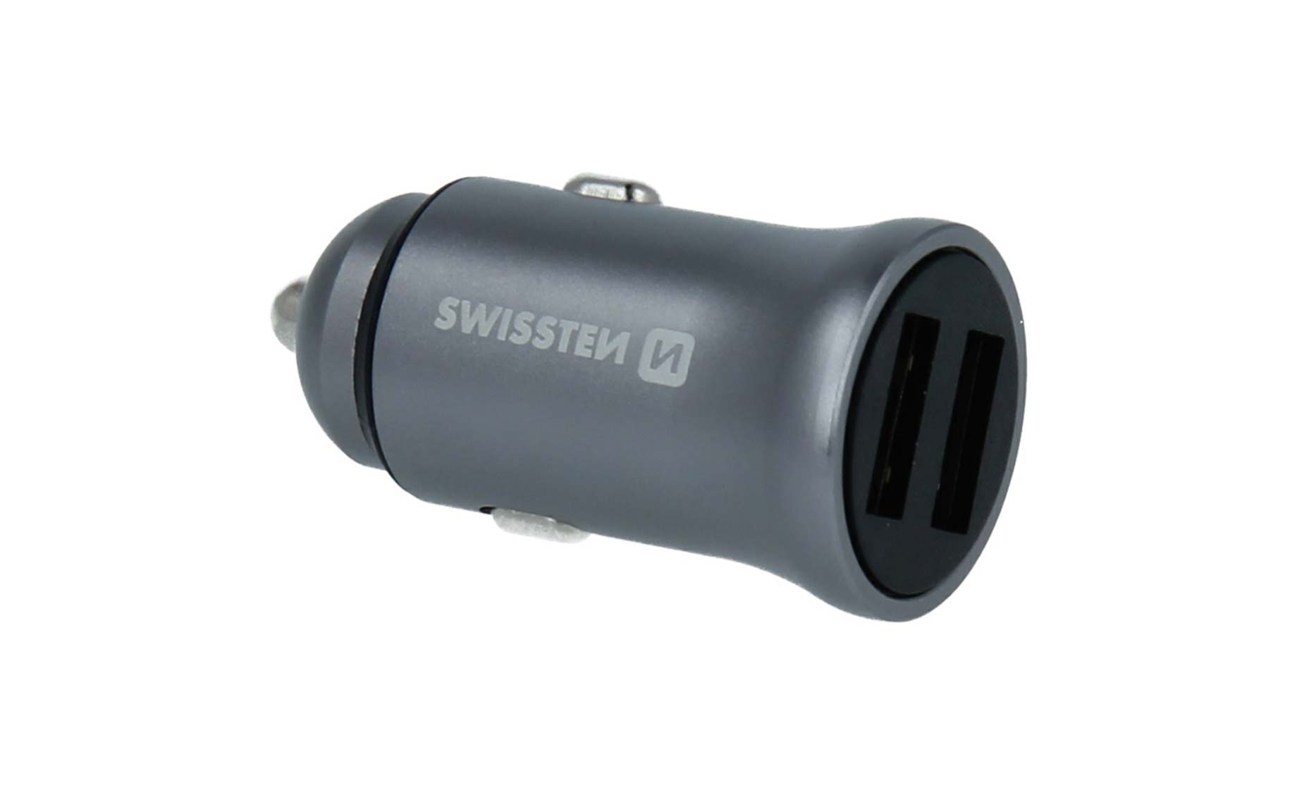 Swissten SWT 20115100 punjač za auto , 4.8A , srebrni