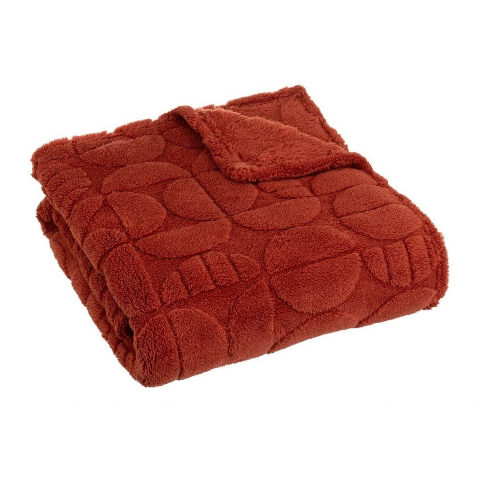 Ciglasta deka od mikropliša 130x160 cm Mid Century – Casa Selección