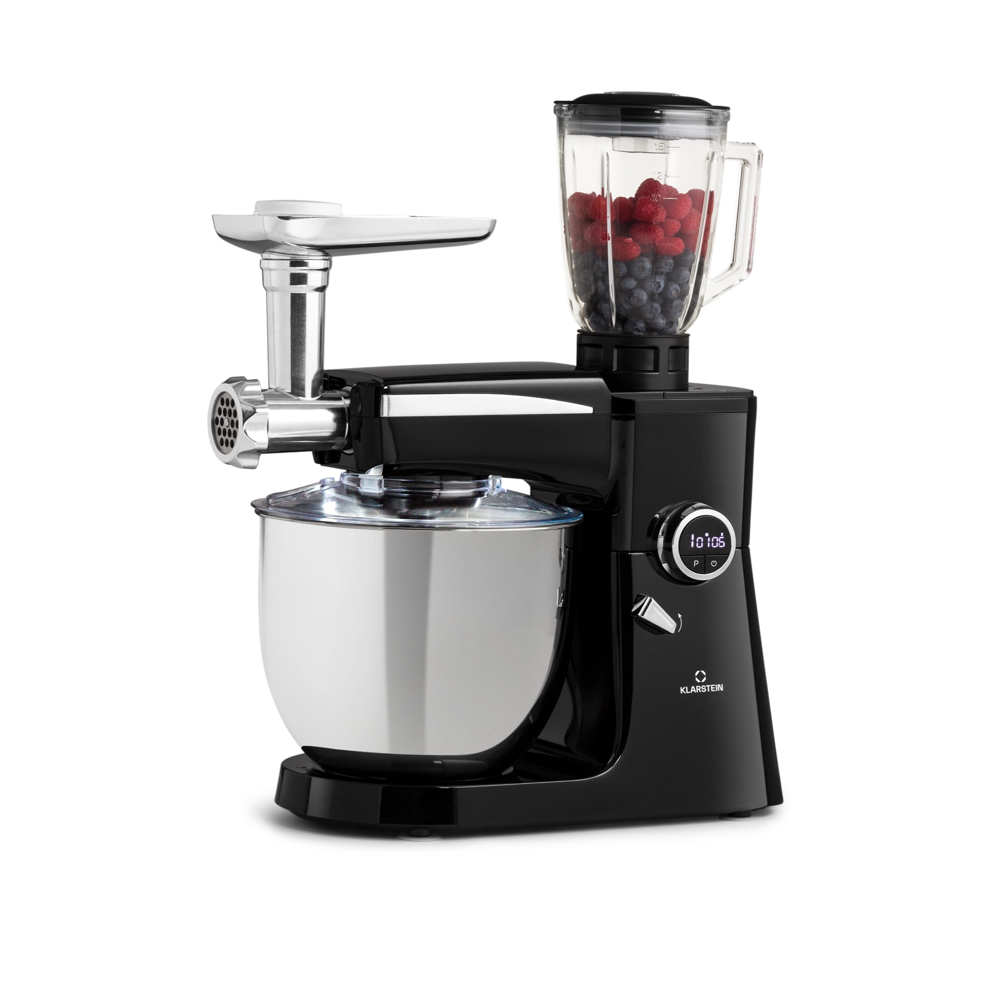 Klarstein Renata Rossa, multipraktik, 3-u-1 2000 W / 2,7 PS, 10 litara, nehrđajući čelik, bez BPA