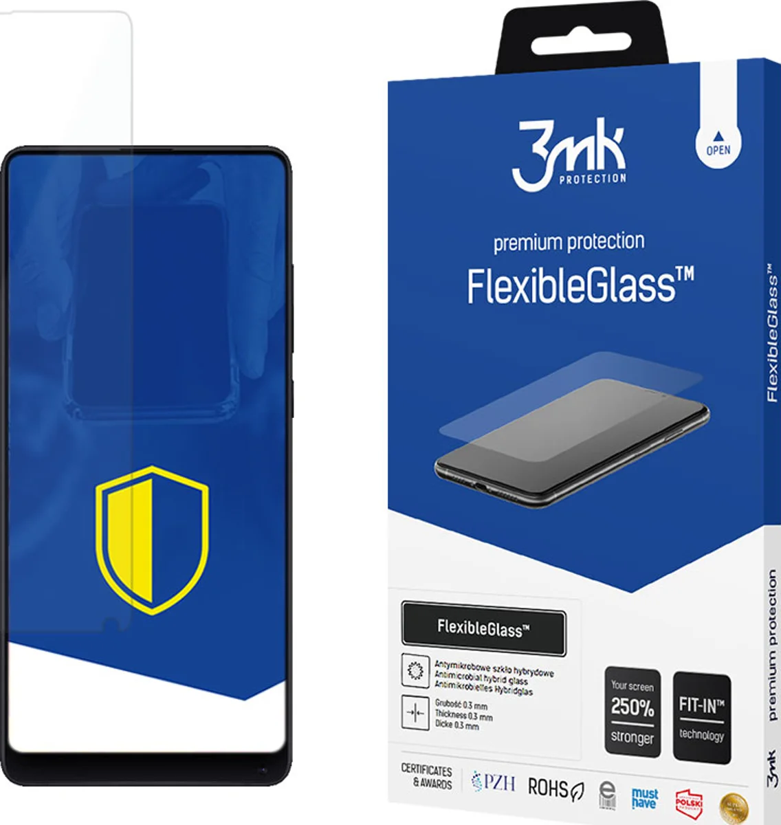 Zaštitno staklo 3MK FlexibleGlass Xiaomi Mi Mix 2 Hybrid Glass