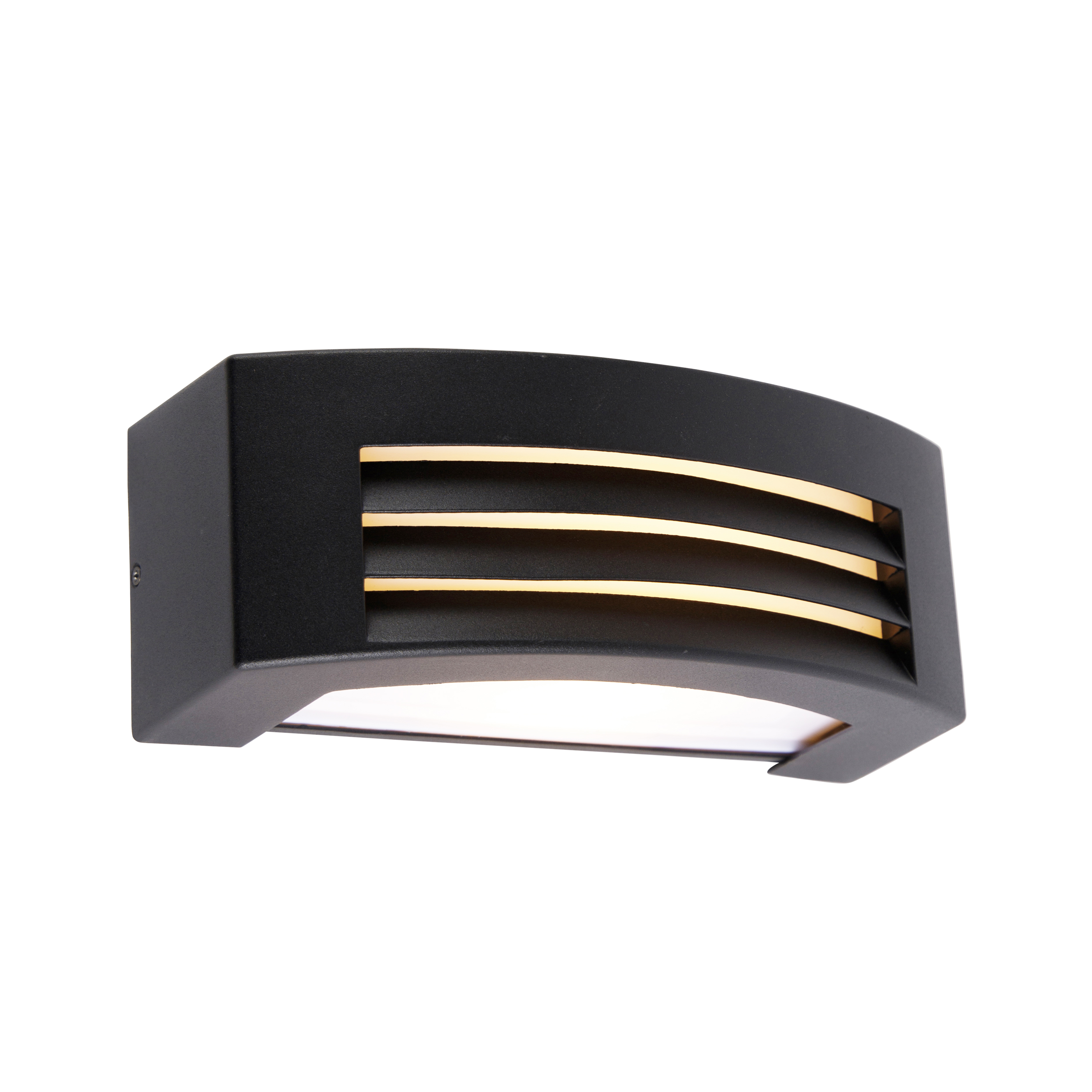 Moderna vanjska zidna svjetiljka crna IP44 - Hurricane 1