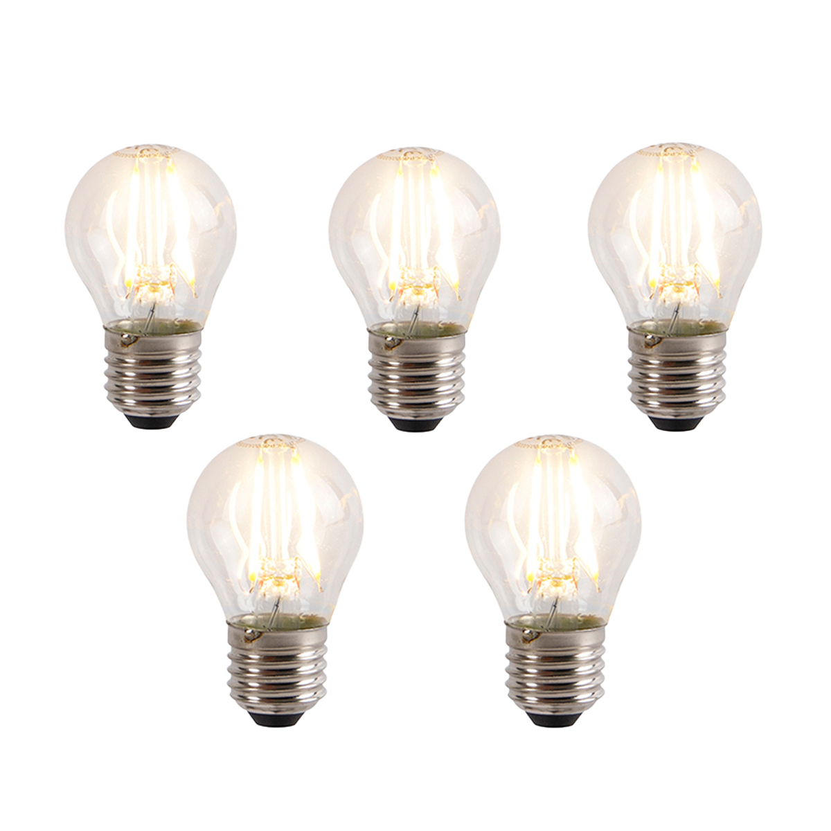 Set od 5 E27 LED žarulja s mogućnošću prigušivanja u 3 koraka P45 5W 700 lm 2700K