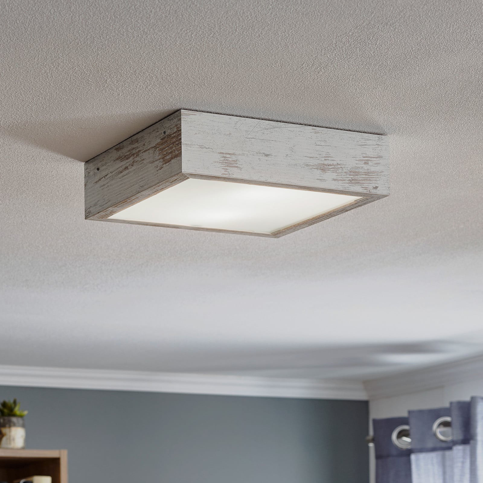 Plafonjera Tromsö, 30x30 cm, antikno bijela