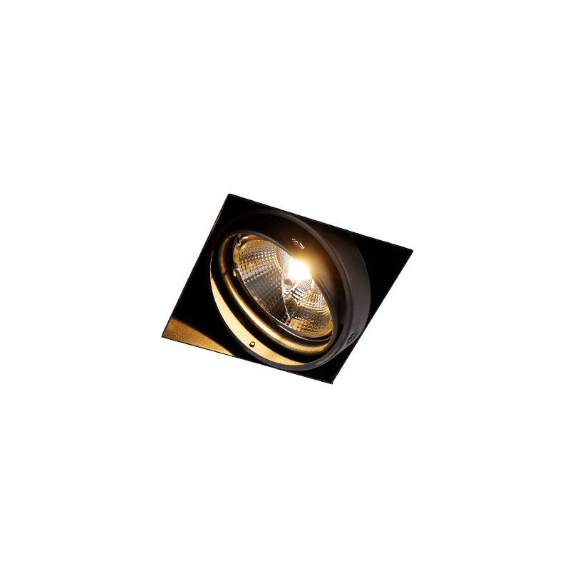 Ugradbeni reflektor crni GU10 AR111 bez okvira - Oneon
